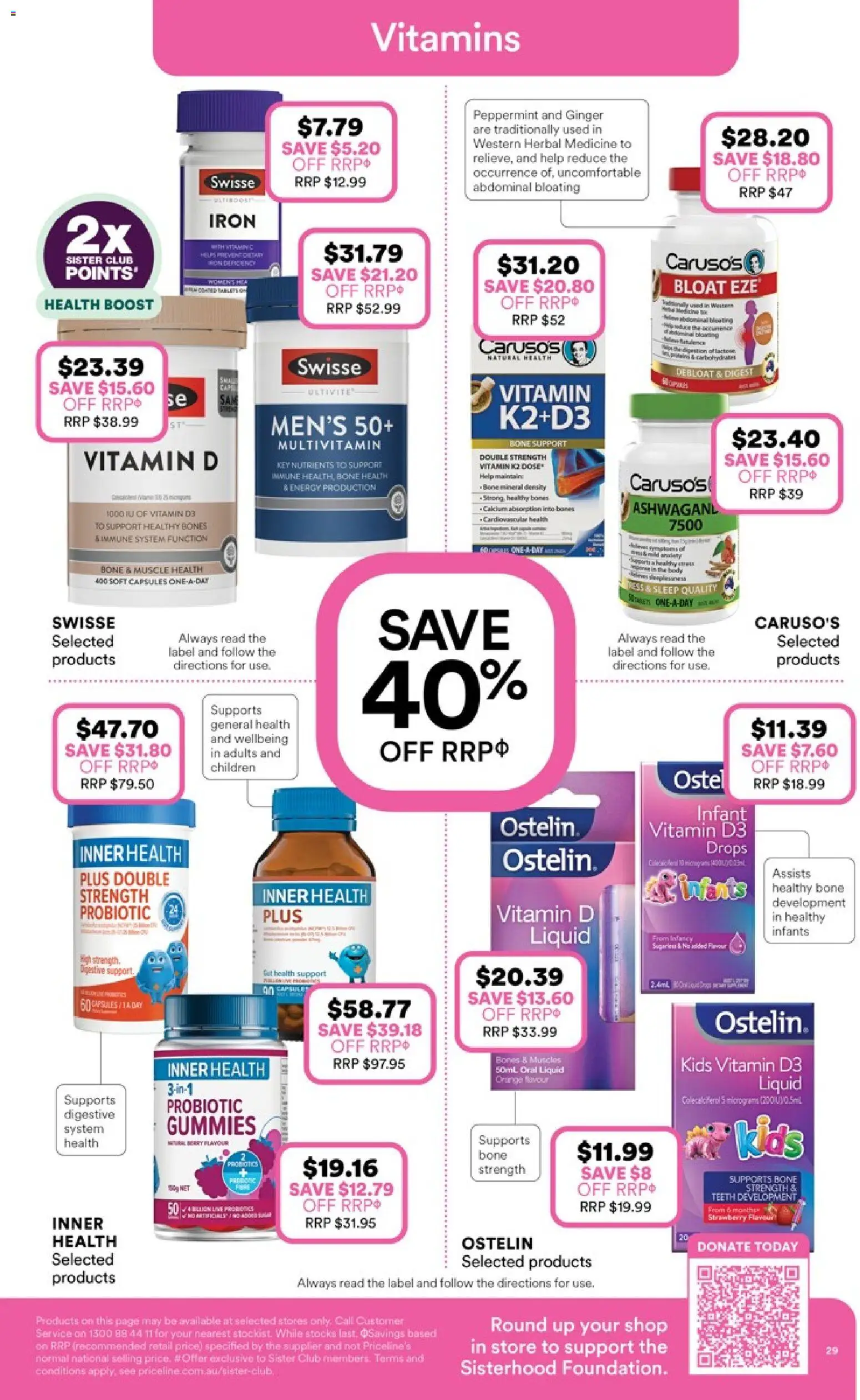 Priceline Pharmacy catalogue - valid from 09.04.2026 | Page: 29 | Products: Ginger, Multivitamin, Nutrients, Vitamin