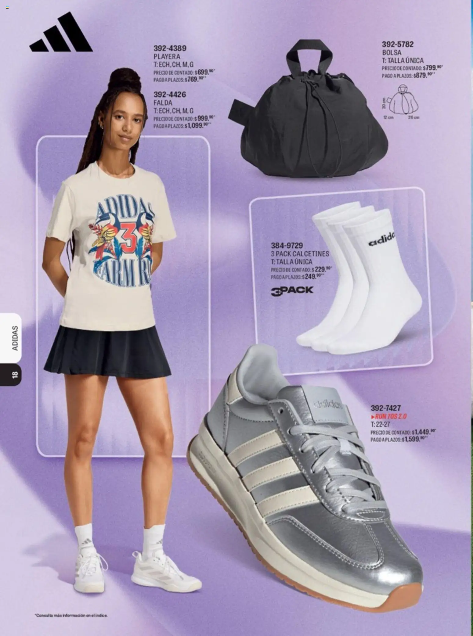 Nuevas ofertas de Andrea válidas en toda la República Mexicana desde el 15.04.2026. ¡Encuentra las mejores ofertas en Andrea catálogo Lo mejor en marcas! | Página: 15 | Productos: Bolsa, Playera, Falda