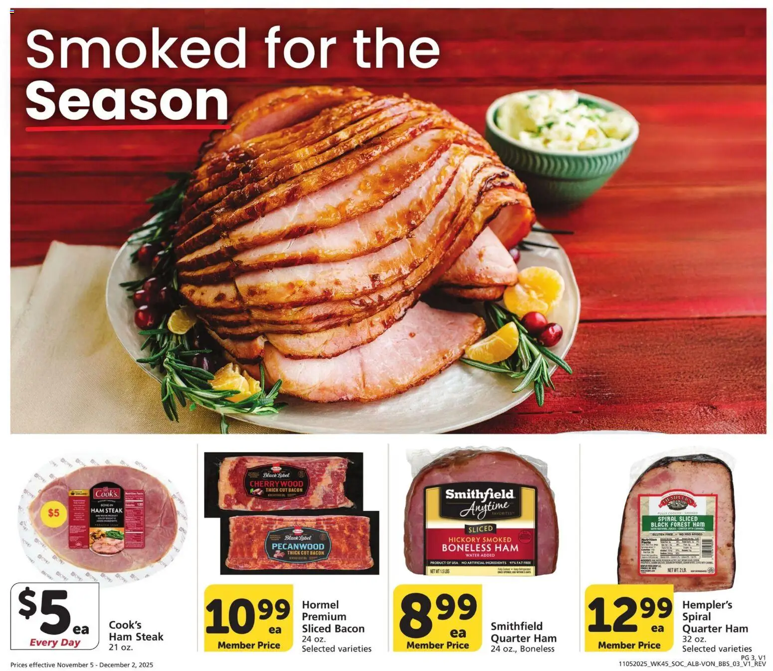 Vons Big Book of Savings - valid from 05.11.2025 | Page: 2 | Products: Ham, Water
