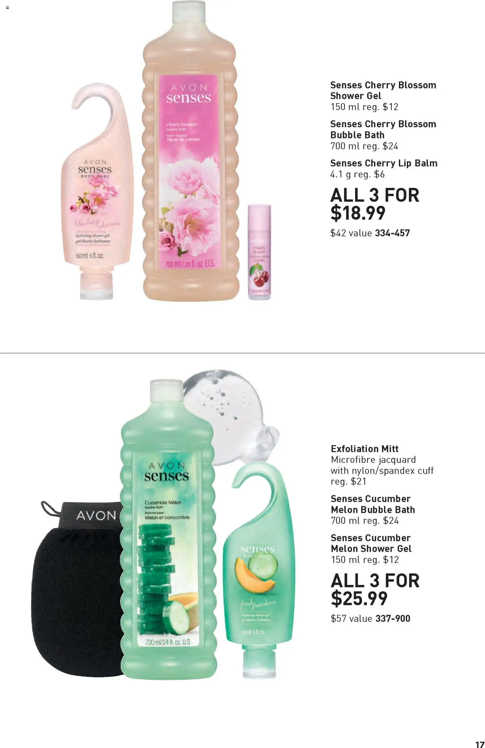 Avon flyer valid from 26.03.2026 | Page: 17 | Products: Bubble bath, Bath, Shower