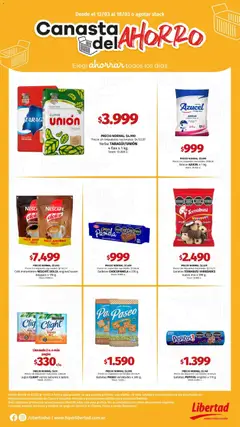 Vista previa Hipermercado Libertad catálogo válido desde el 12.03.2026 | Página: 5 | Productos: Mate, Café, Galletas, Canasta