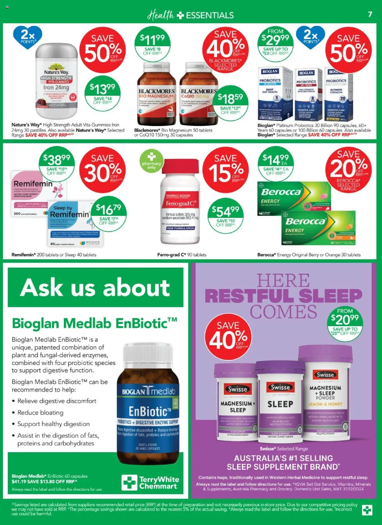 Terry White catalogue - valid from 11.09.2025 | Page: 9 | Products: Plant, Honey, Domestic, Tablets