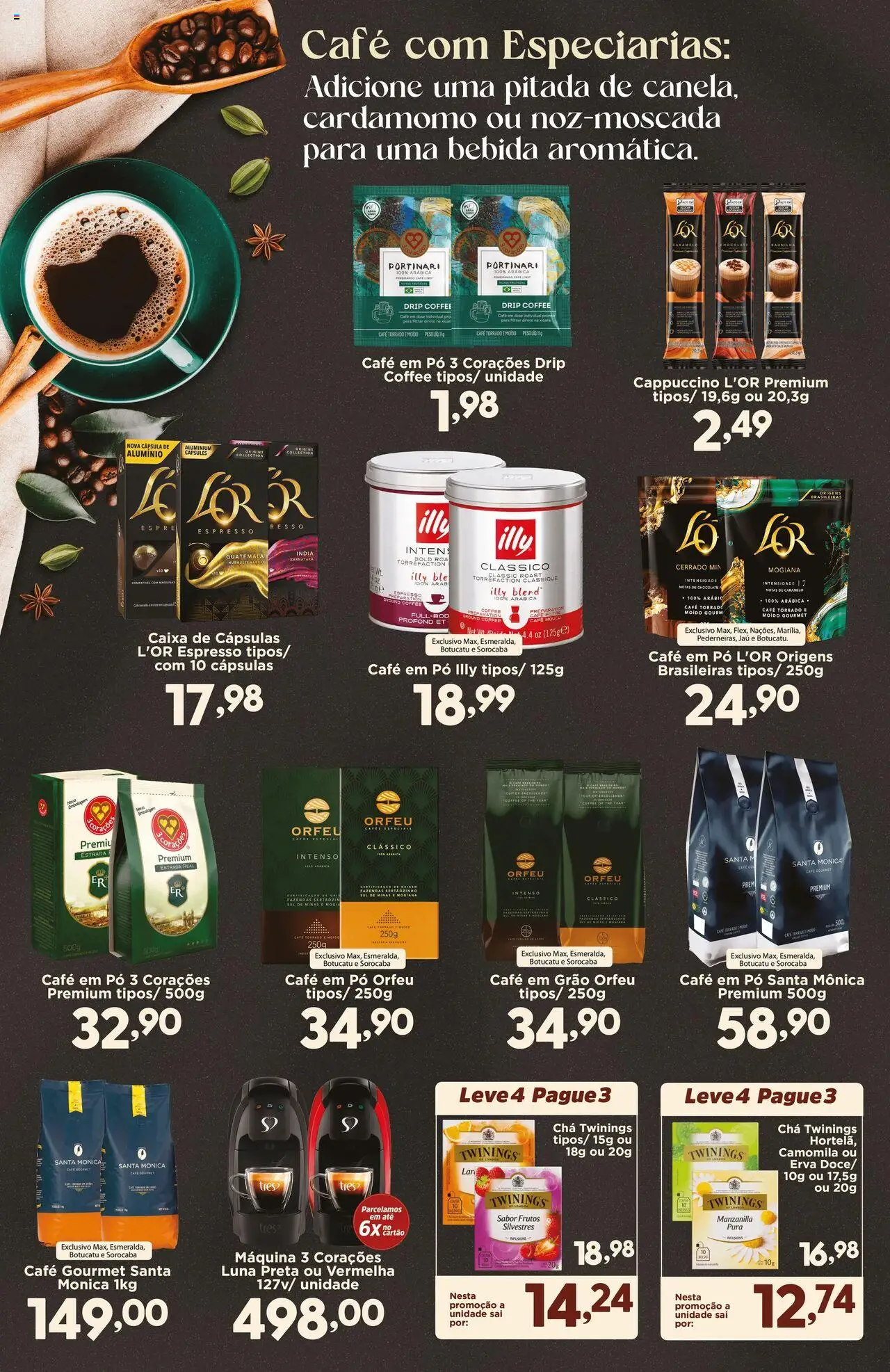 Confiança Folheto - válido de 18.07.2025 | Página: 8 | Produtos: Caixa, Café, Chá, Dove