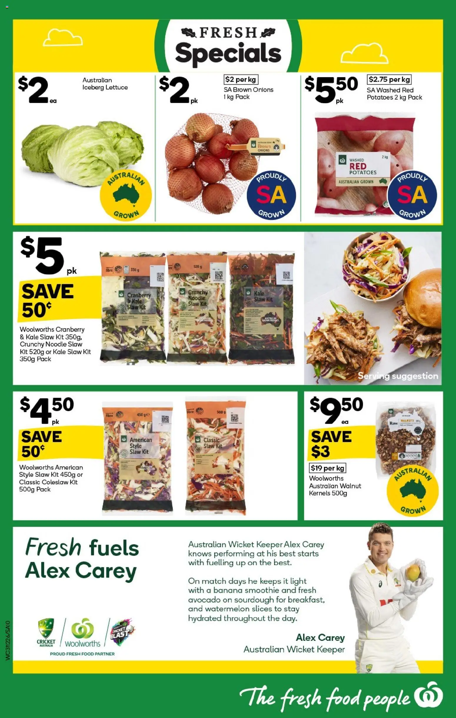 Woolworths catalogue - valid from 31.12.2025 | Page: 10 | Products: Kale, Avocado, Onions, Watermelon