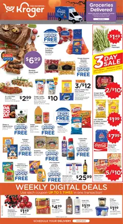 Preview of Kroger weekly ads valid from 29.10.2025