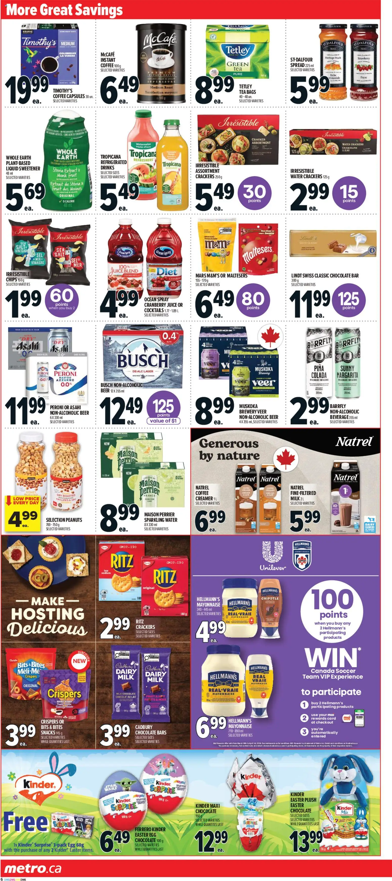 Metro flyer valid from 26.03.2026 | Page: 17 | Products: Tea, Chips, Milk, Chocolate