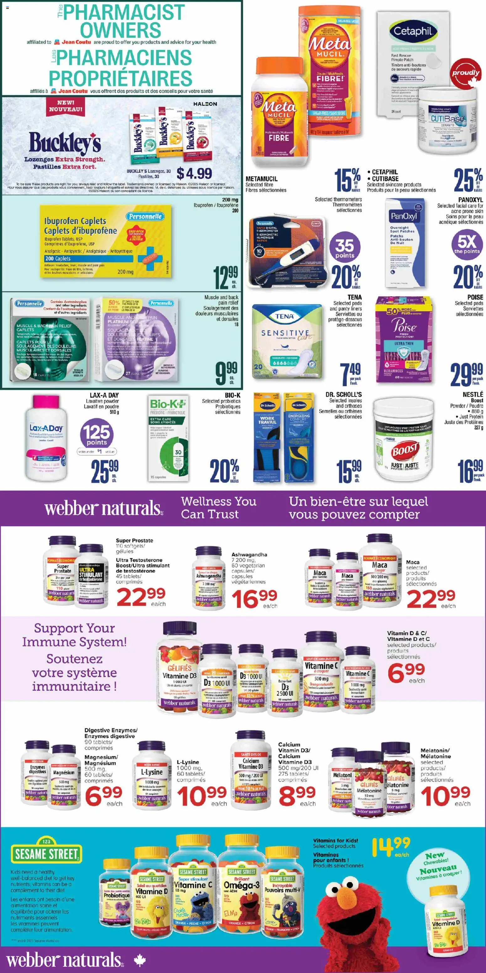 Jean Coutu flyer valid from 06.11.2025 | Page: 8 | Products: Thermometer, Powder