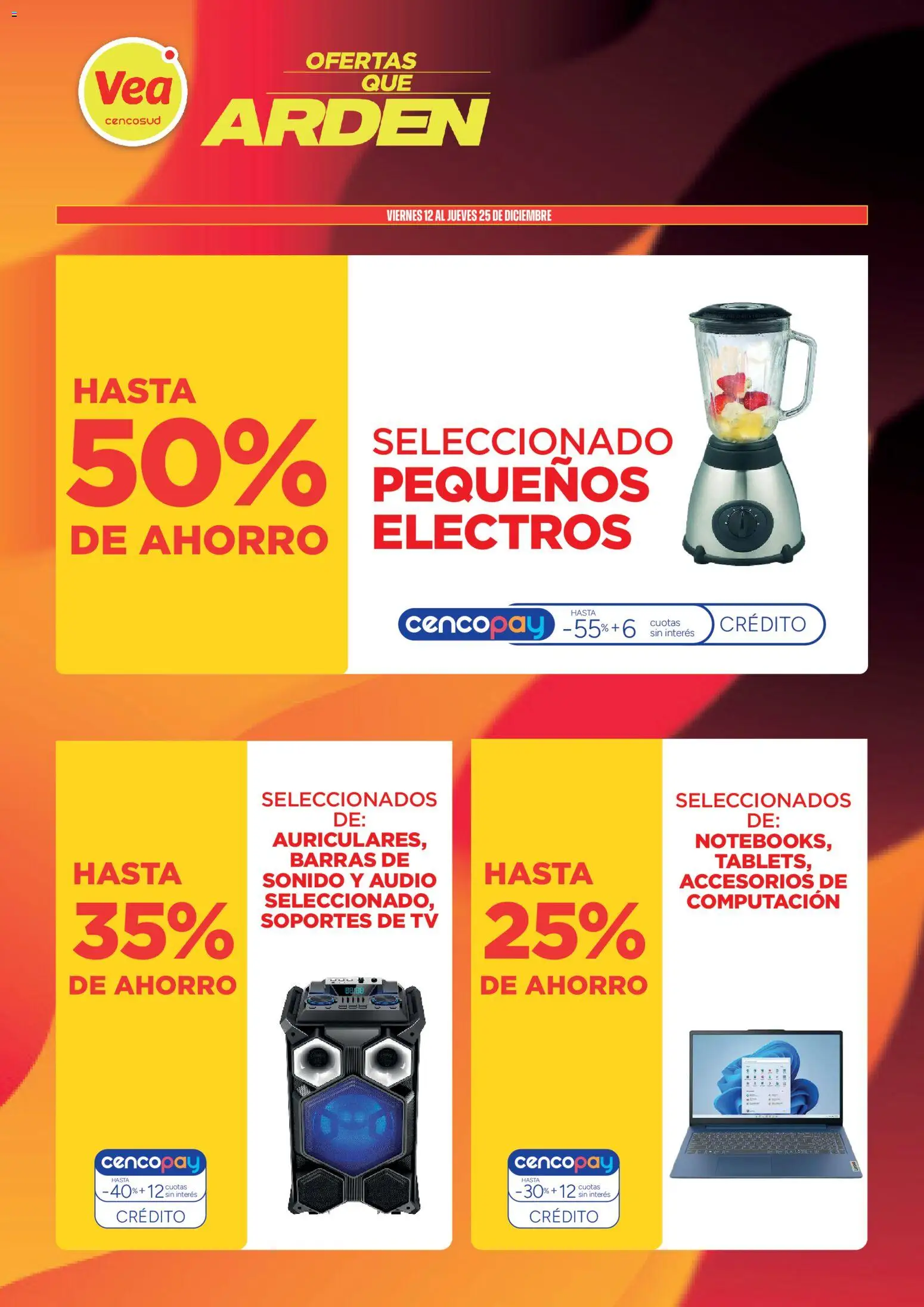 Vea - Ofertas que Arden │ válido desde el 12.12.2025 | Página: 2 | Productos: Audio