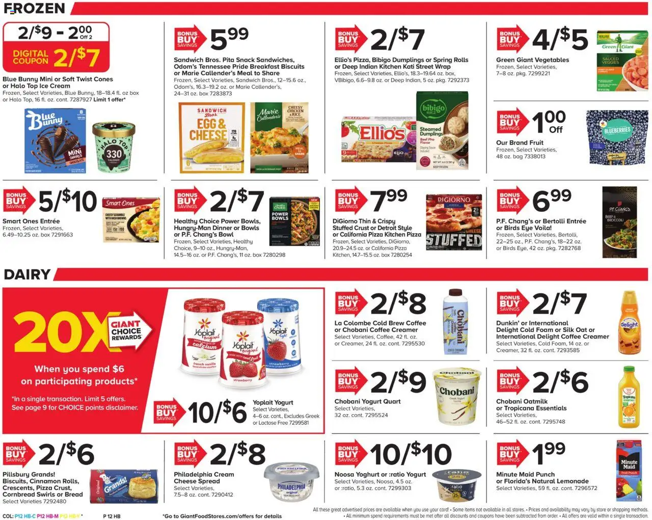 Giant Weekly Ad - valid from 08.08.2025 | Page: 18 | Products: Cheese, Beef, Cream, Ice cream