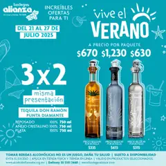 Vista previa de Bodegas Alianza - Catálogo Vive El Verano, nuevo folleto de la tienda, válido en México a partir del 21.07.2025
