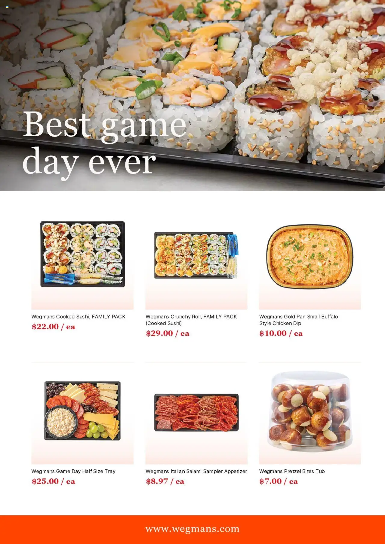 Wegmans Monthly Ad - valid from 01.10.2025 | Page: 2 | Products: Pan, Salami, Game