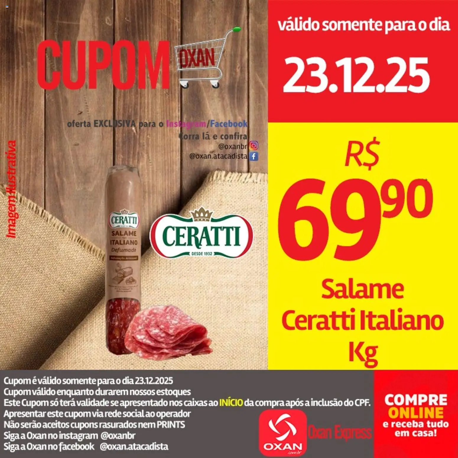 Oxan Atacadista Folheto - válido de 23.12.2025 | Página: 2 | Produtos: Salame