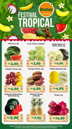 Bretas - Ofertas Festival Tropical - Pré-Visualização do folheto da loja Bretas, válido de 19.01.2026