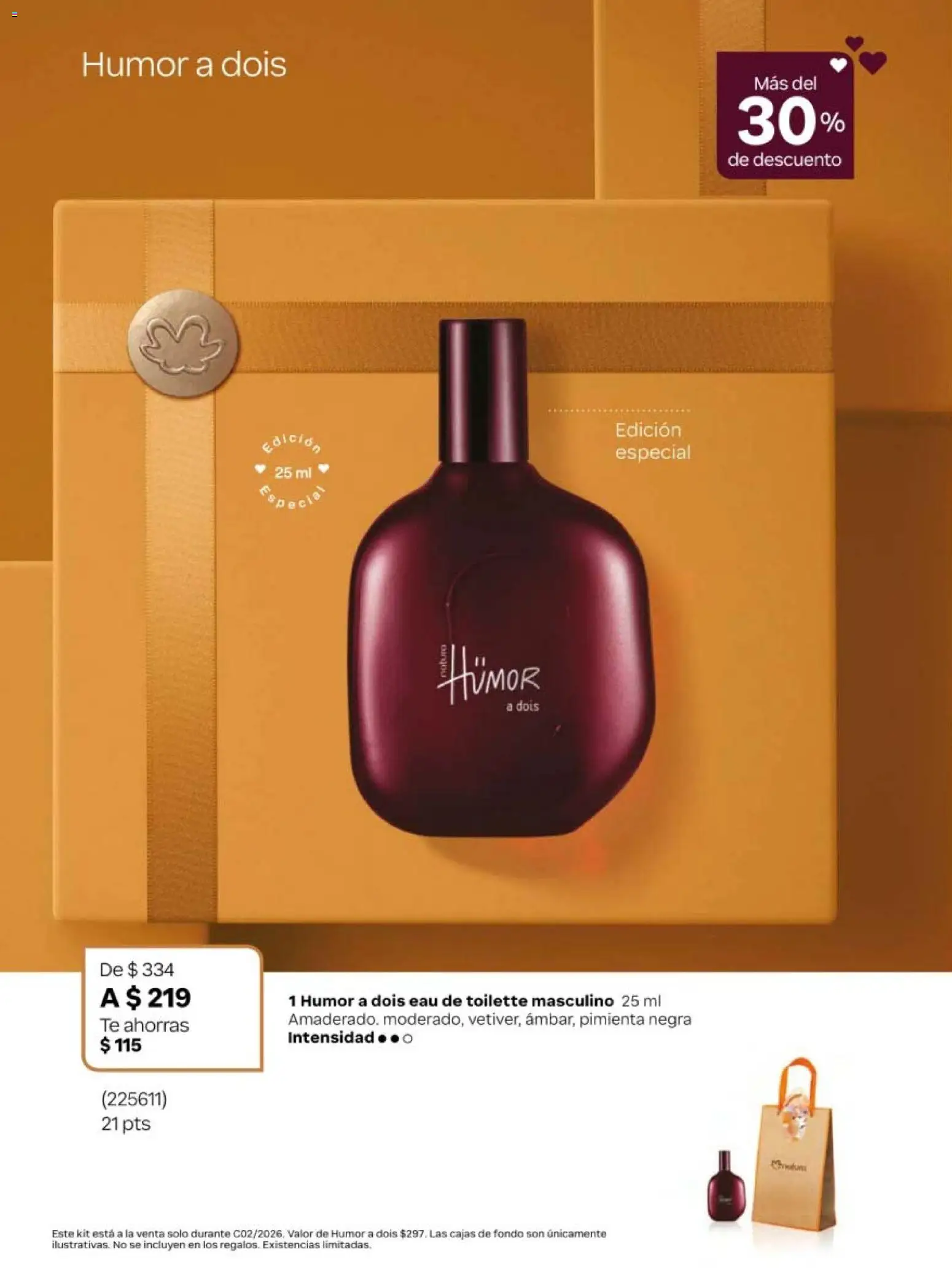 Nuevas ofertas de Natura válidas en toda la República Mexicana desde el 10.01.2026. ¡Encuentra las mejores ofertas en Natura campaña 2 2026! | Página: 30 | Productos: Pimienta, Té, Eau de toilette