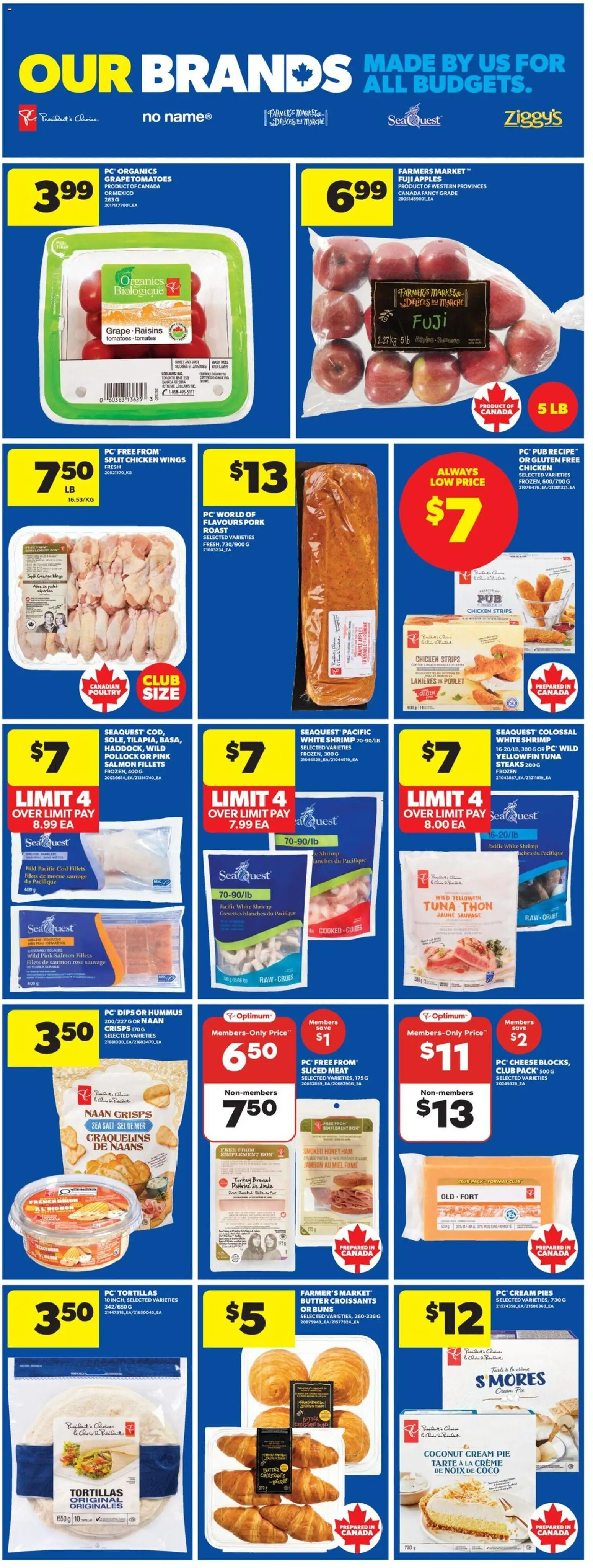 Real Canadian Superstore flyer valid from 15.01.2026 | Page: 16 | Products: Cream, Table, Chicken, Pork