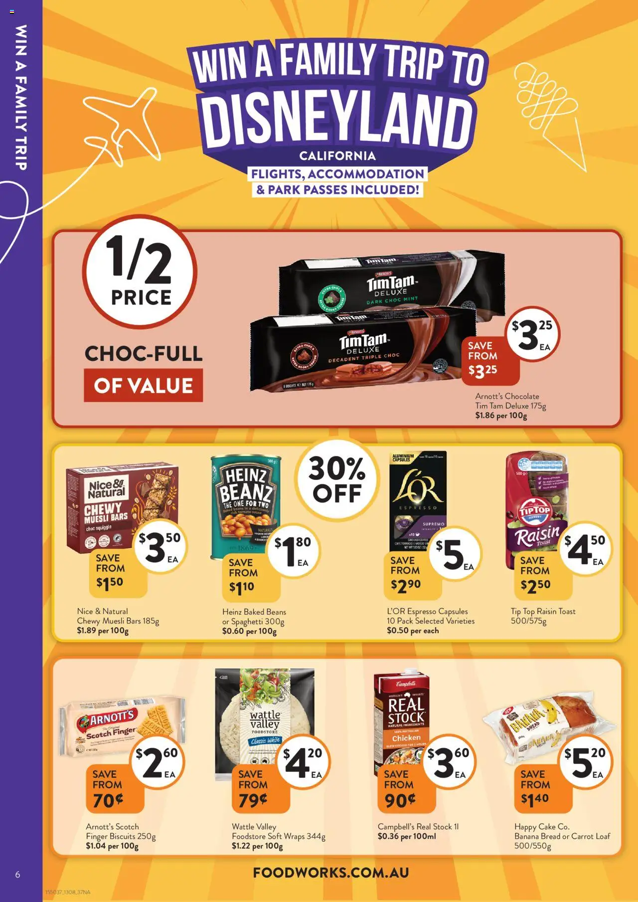 Foodworks catalogue - valid from 13.08.2025 | Page: 6 | Products: Bread, Coffee, Chicken, Scotch