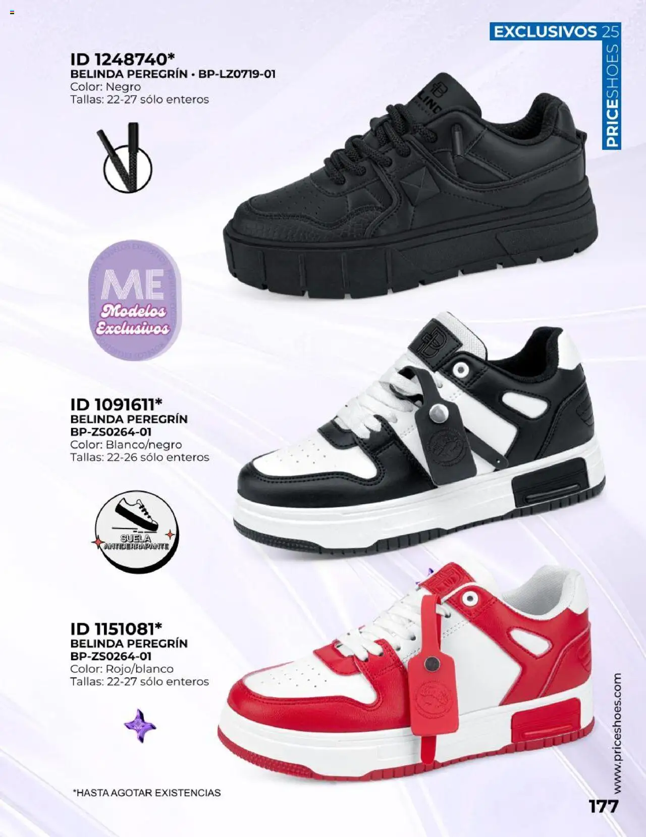 Nuevas ofertas de Price Shoes válidas en toda la República Mexicana desde el 19.10.2025. ¡Encuentra las mejores ofertas en Price Shoes catálogo Exclusivos 2025! | Página: 177