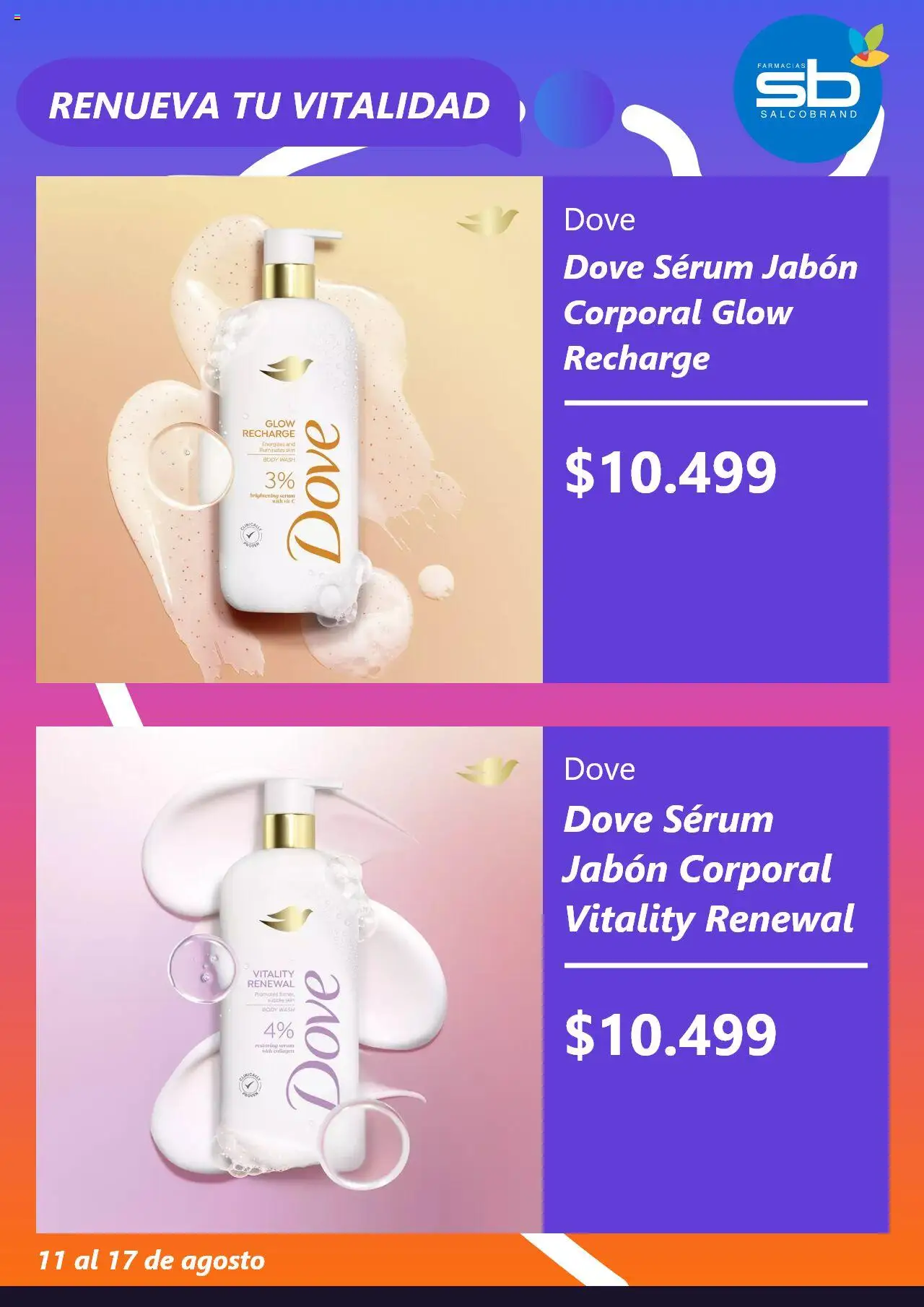 Salcobrand ofertas  │ válido desde el 11.08.2025 | Página: 2 | Productos: Body, Jabón, Serum