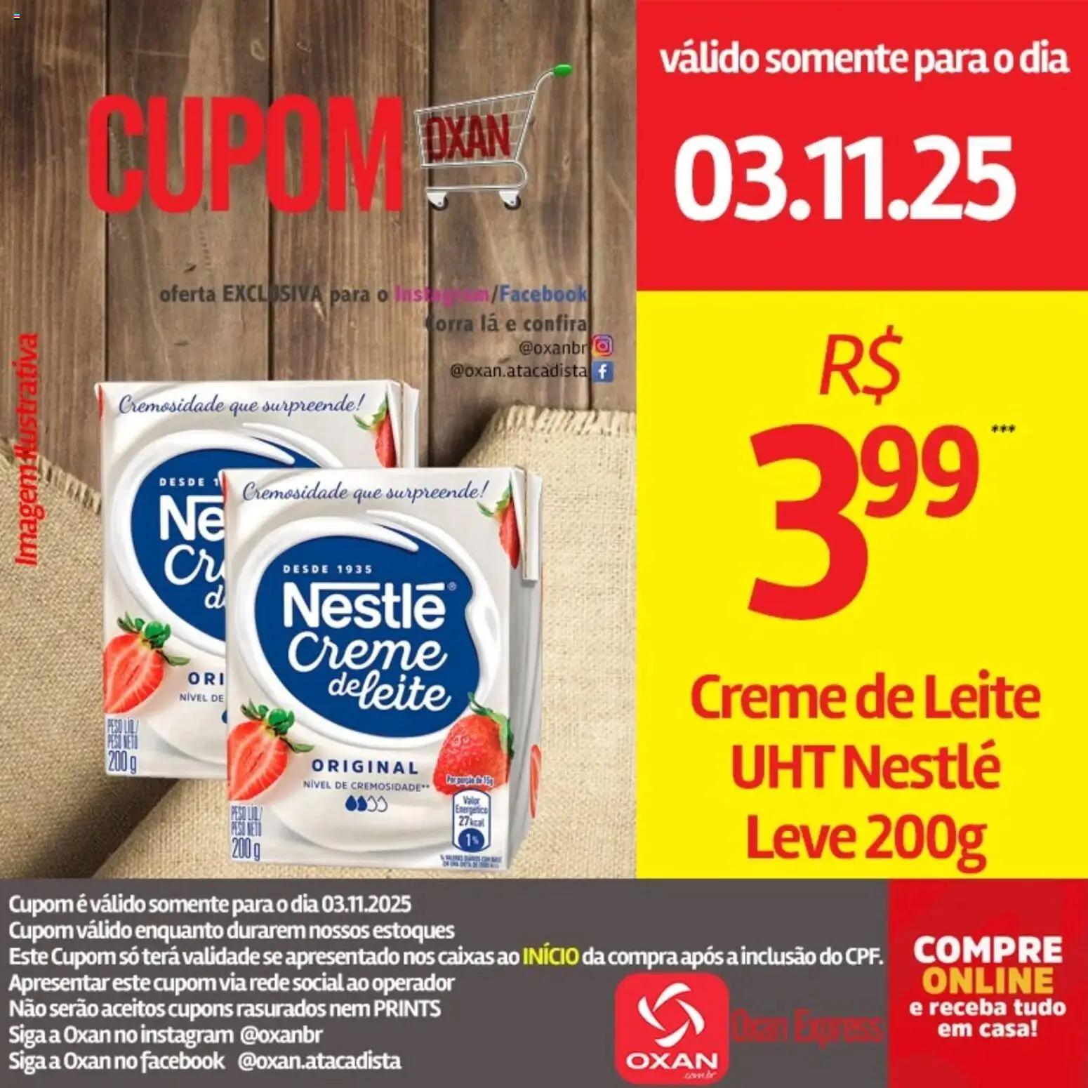 Oxan Atacadista Folheto - válido de 03.11.2025 | Página: 15 | Produtos: Energético, Leite, Creme, Creme de leite