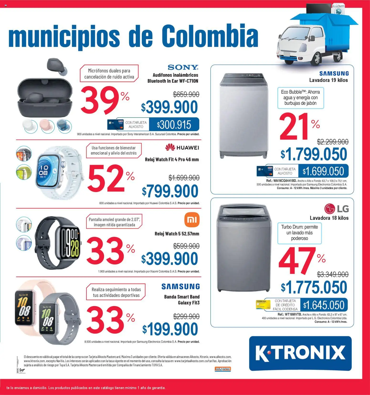 Ktronix revista - valida desde el 01.11.2025 | Página: 7 | Productos: Agua, Reloj, Lavadora, Jabón