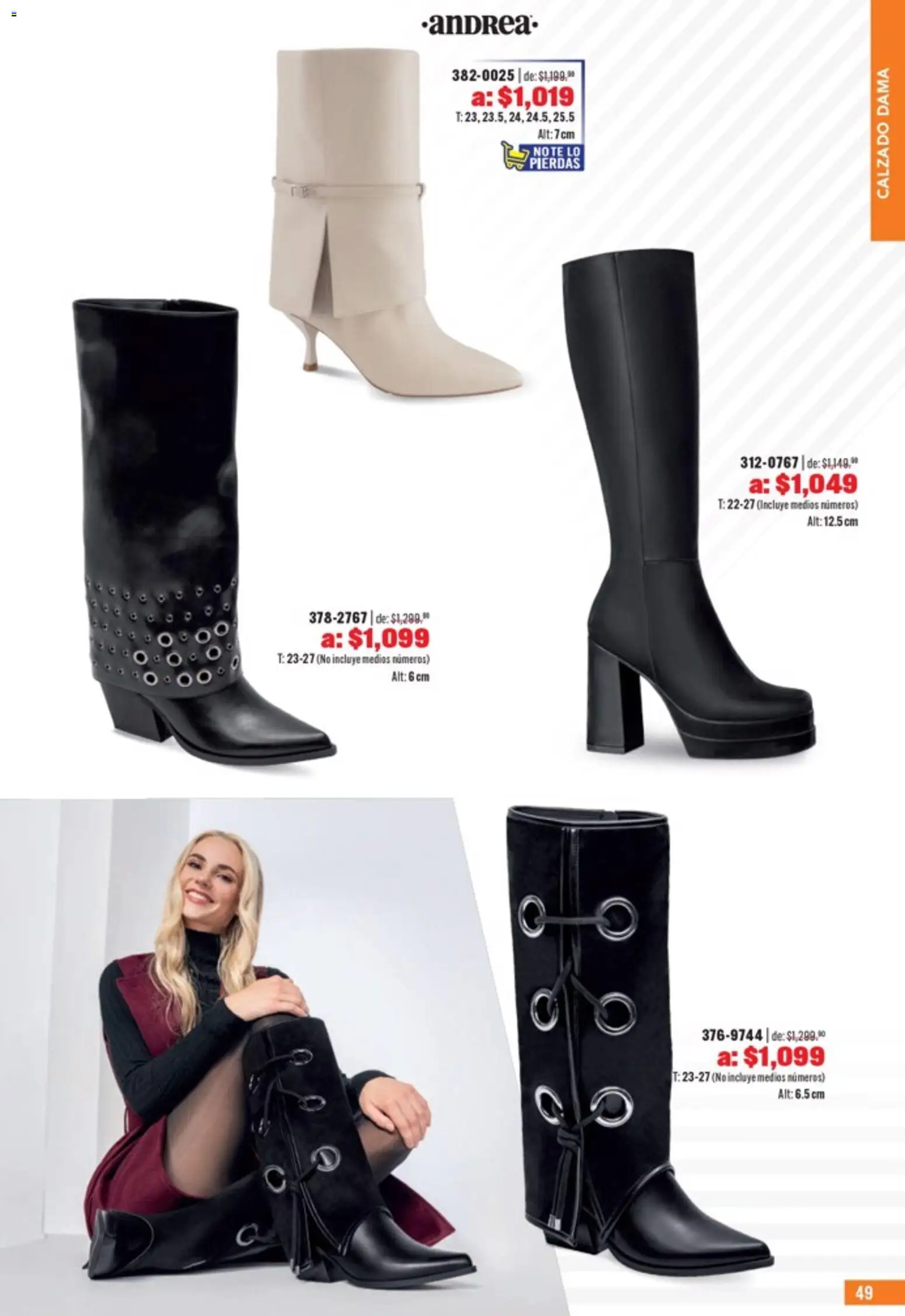 Nuevas ofertas de Andrea válidas en toda la República Mexicana desde el 05.04.2026. ¡Encuentra las mejores ofertas en Andrea catálogo Outlet! | Página: 49