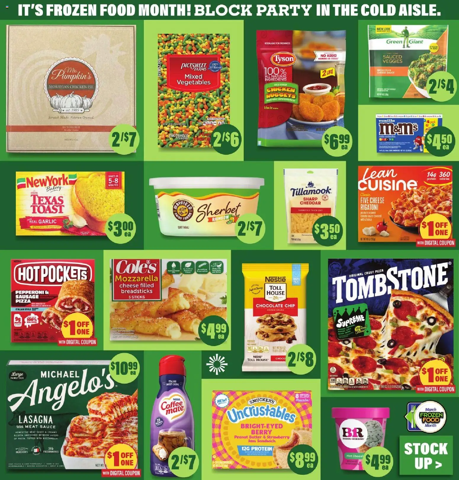 Lowes Foods Weekly Ad - valid from 04.03.2026 | Page: 4 | Products: Bakery, Pizza, Sauce, Sausage
