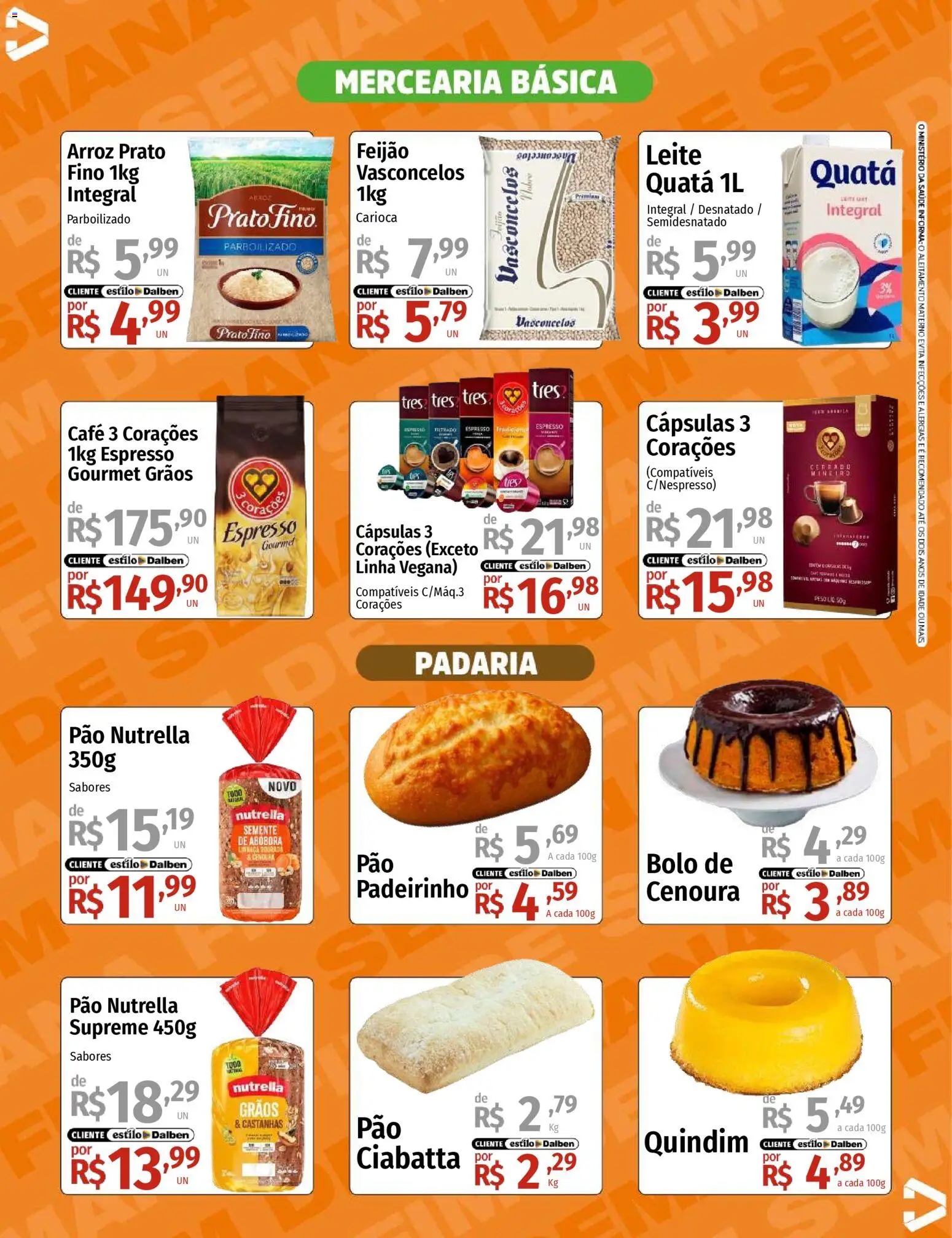 Supermercado Dalben Folheto - válido de 14.11.2025 | Página: 5 | Produtos: Castanhas, Feijão, Pão, Bolo