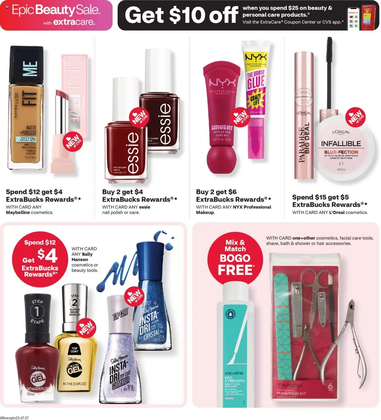 CVS Pharmacy Weekly Ad - valid from 17.08.2025 | Page: 4 | Products: Bath, Shower, Powder, Coat