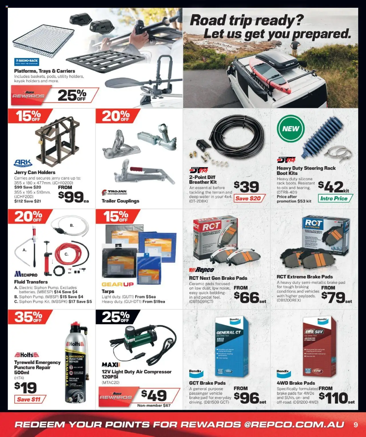 Repco catalogue - valid from 15.10.2025 | Page: 9 | Products: Light, Kits, Water