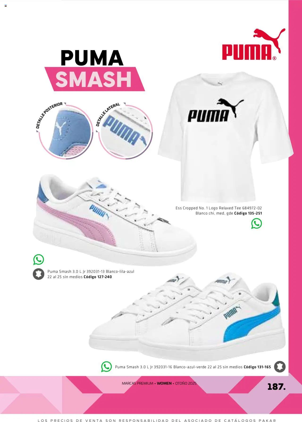 Nuevas ofertas de SC Pakar válidas en toda la República Mexicana desde el 29.08.2025. ¡Encuentra las mejores ofertas en SC Pakar - Catálogo Otoño Women! | Página: 187