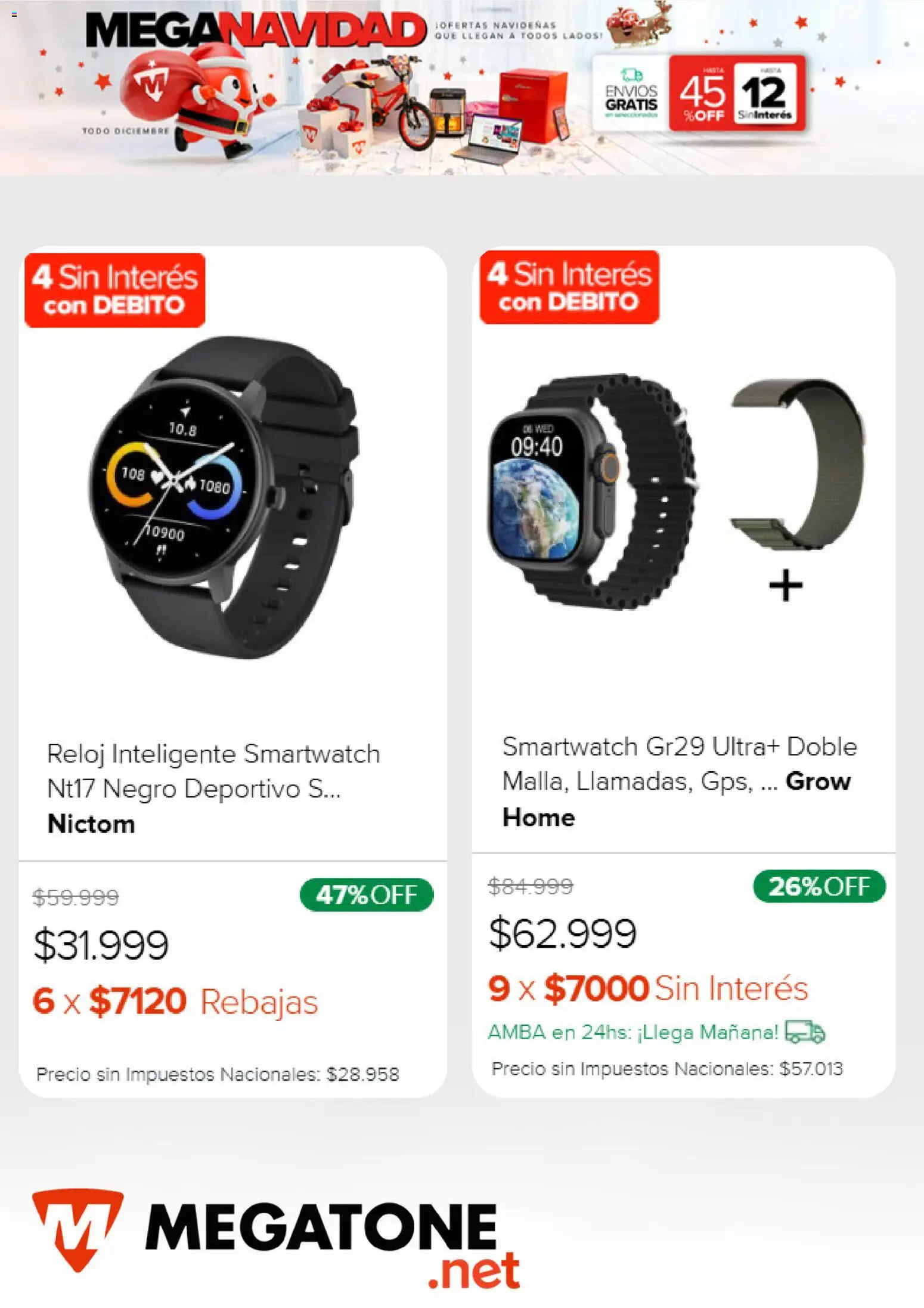 Megatone Black Friday │ válido desde el 11.12.2025 | Página: 6 | Productos: Reloj