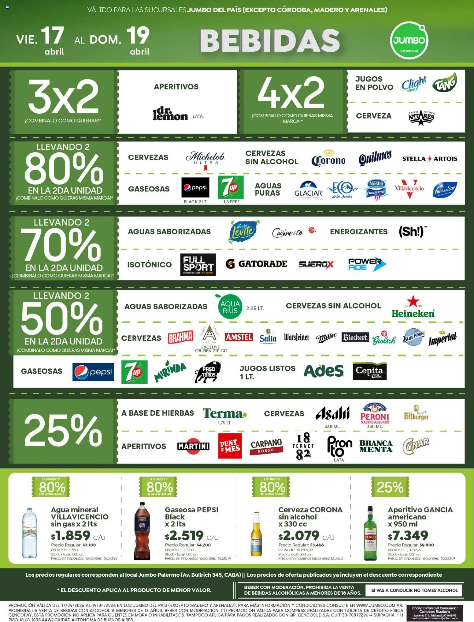 Jumbo - ofertas │ válido desde el 17.04.2026 | Página: 5 | Productos: Polvo, Gaseosa, Agua, Cerveza
