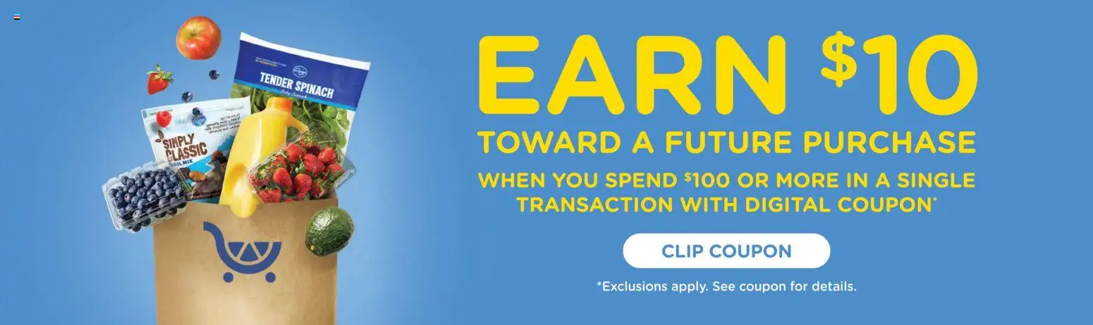 Fred Meyer Weekly Ad - valid from 21.01.2026 | Page: 2 | Products: Spinach, Clip