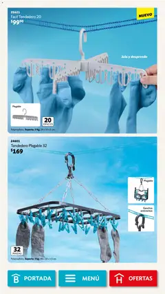 Vista previa de Betterware campaña 11 2025, nuevo folleto de la tienda, válido en México a partir del 03.11.2025 | Página: 100 | Productos: Tendedero