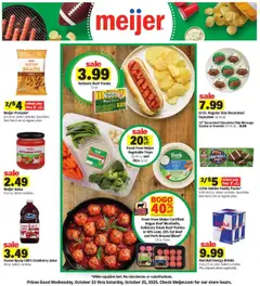 Preview of Meijer weekly ads valid from 22.10.2025