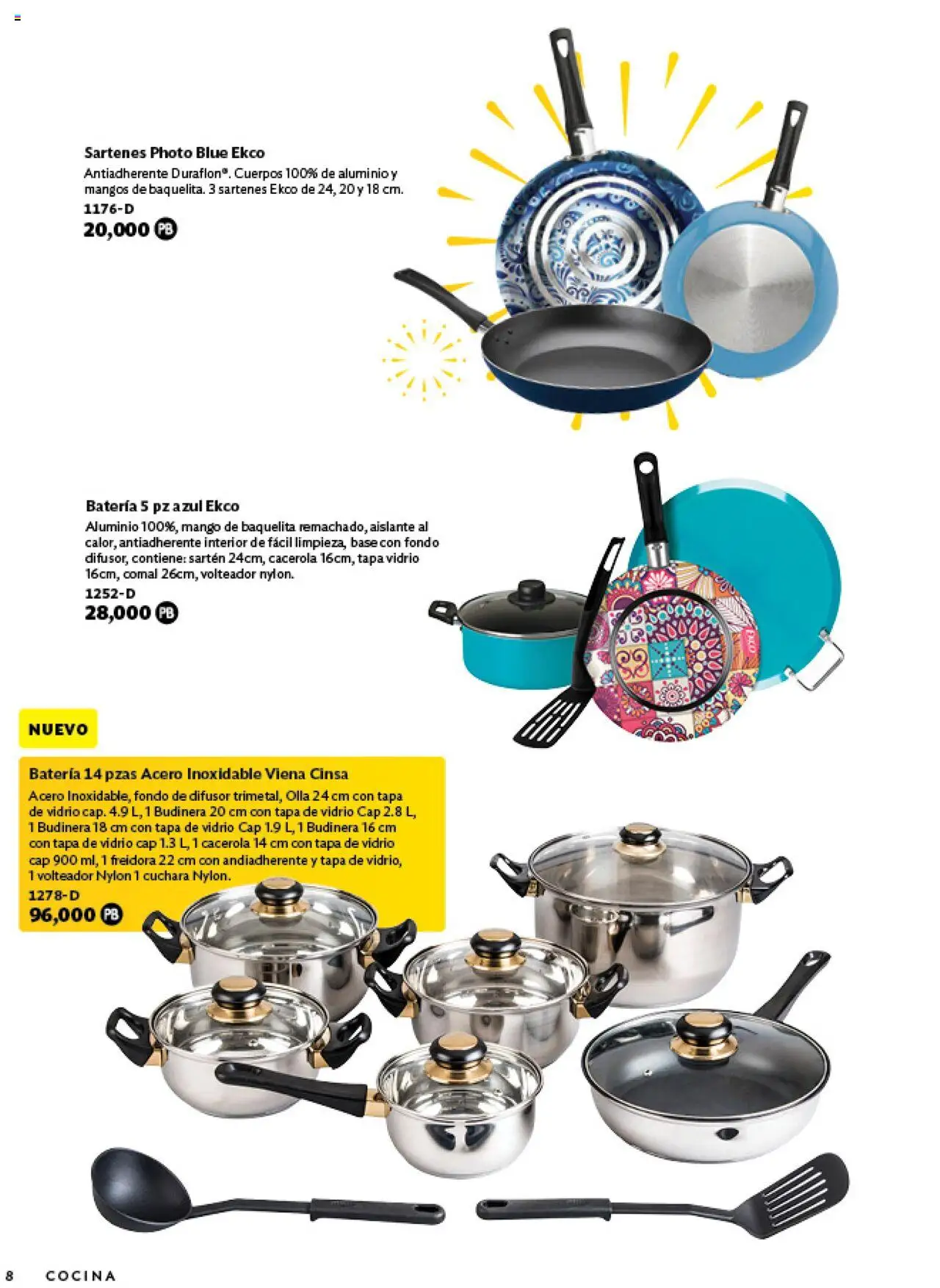 Nuevas ofertas de Betterware válidas en toda la República Mexicana desde el 03.06.2025. ¡Encuentra las mejores ofertas en Betterware catálogo Oportunidades! | Página: 32 | Productos: Cacerola, Cocina, Freidora, Batería