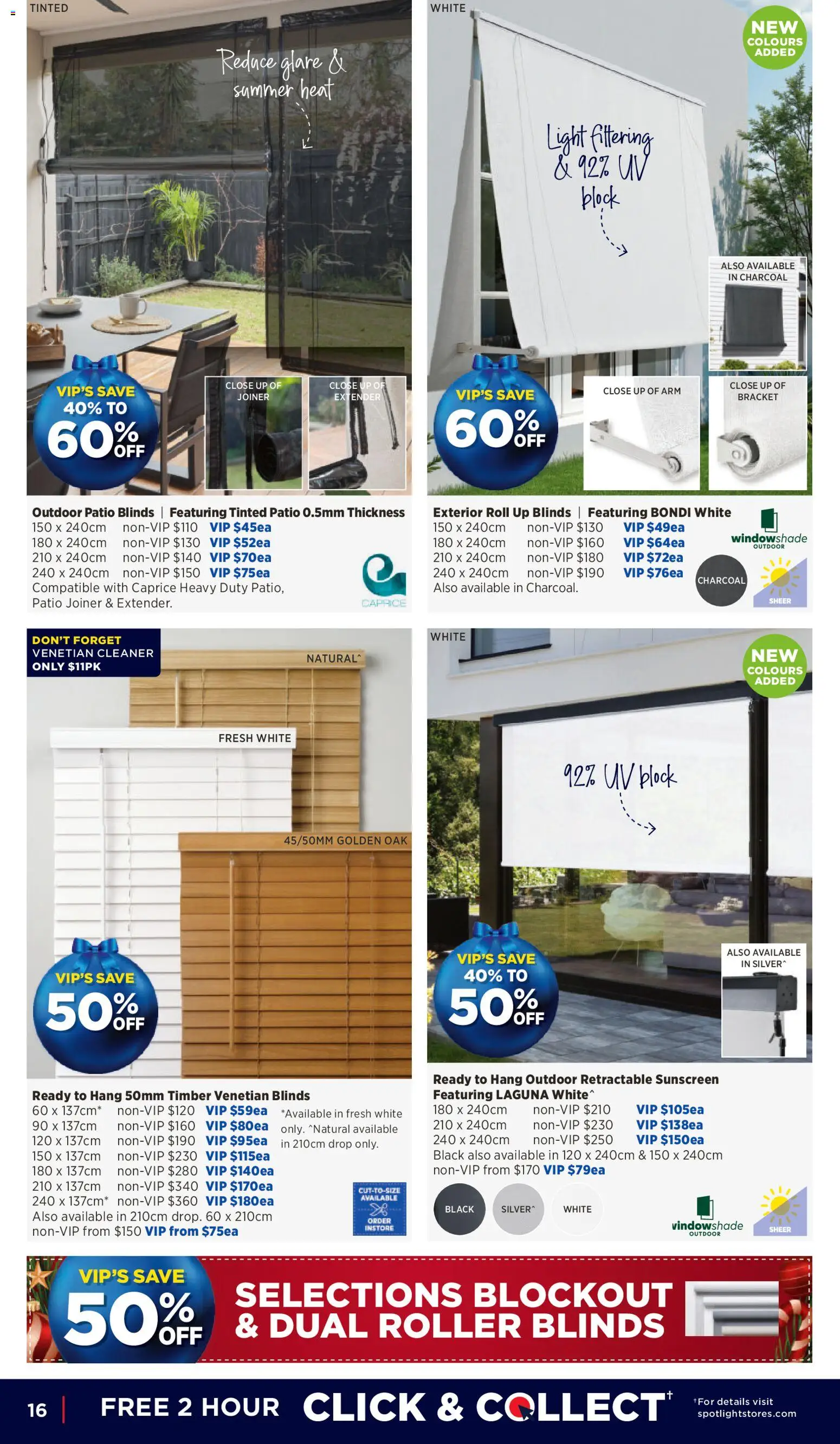 Spotlight catalogue - valid from 03.12.2025 | Page: 16 | Products: Blinds, Light, Cleaner, Sunscreen