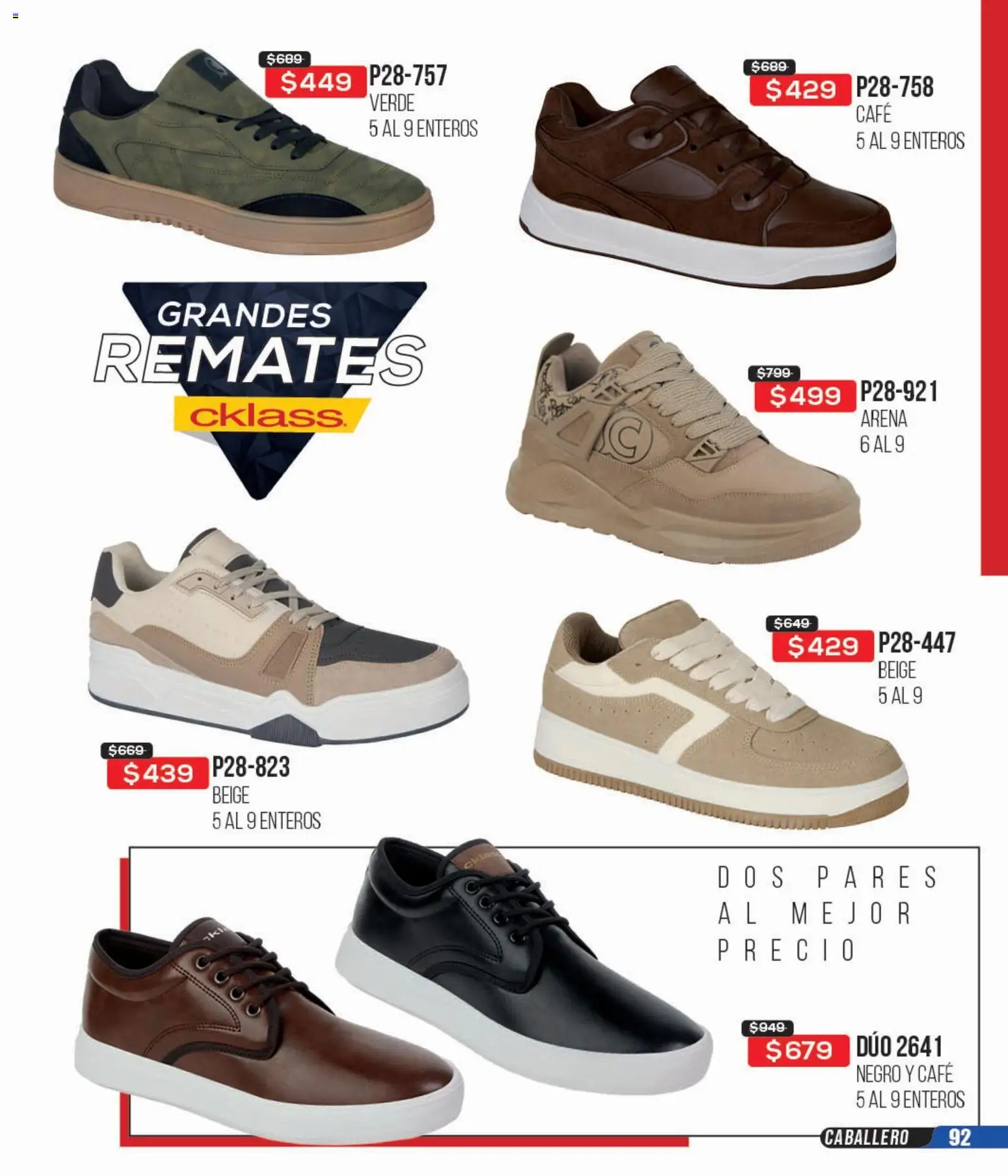 Nuevas ofertas de Cklass válidas en toda la República Mexicana desde el 16.02.2026. ¡Encuentra las mejores ofertas en Cklass catálogo Remate Ropa! | Página: 226 | Productos: Café