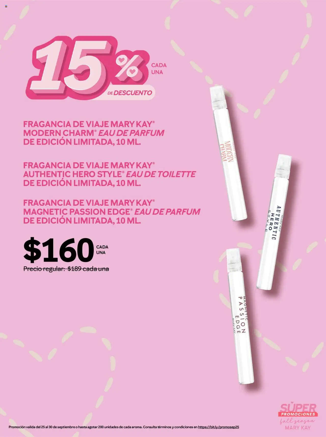 Nuevas ofertas de Mary Kay válidas en toda la República Mexicana desde el 25.09.2025. ¡Encuentra las mejores ofertas en Mary Kay catálogo! | Página: 8 | Productos: Fragancia, Eau de toilette