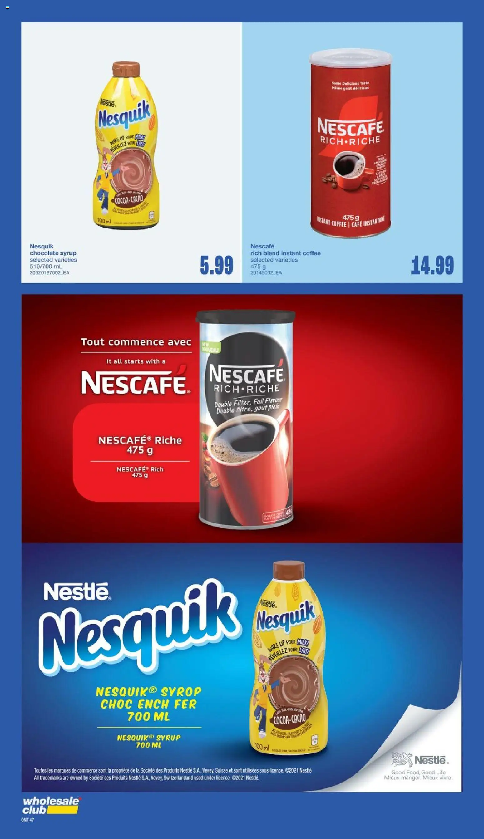 Wholesale Club flyer valid from 23.10.2025 | Page: 51 | Products: Milk, Coffee, Chocolate