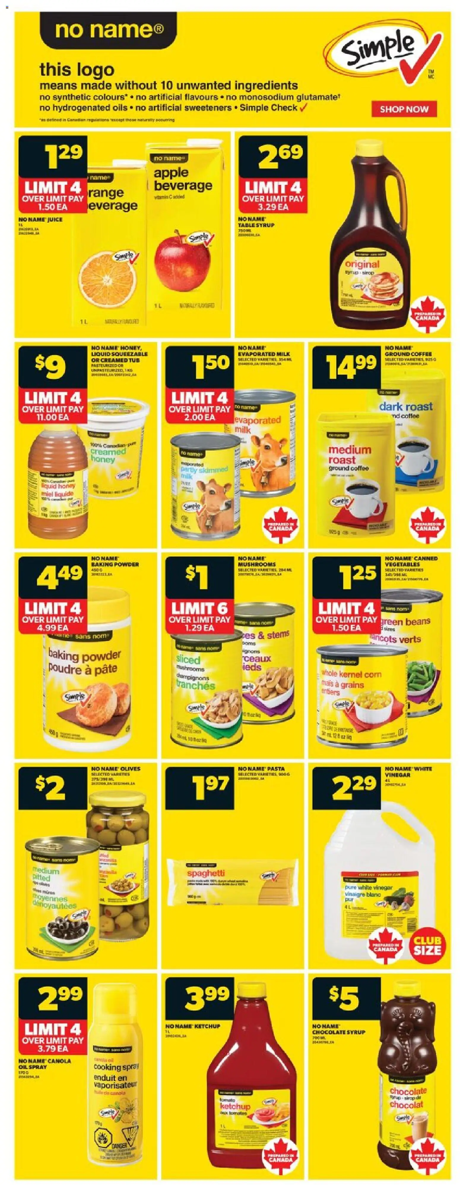 Real Canadian Superstore flyer valid from 23.10.2025 | Page: 8 | Products: Table, Coffee, Chocolate, Juice