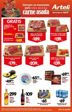 Vista previa de Arteli folleto Carnes Suc. Express, nuevo folleto de la tienda, válido en México a partir del 07.11.2025