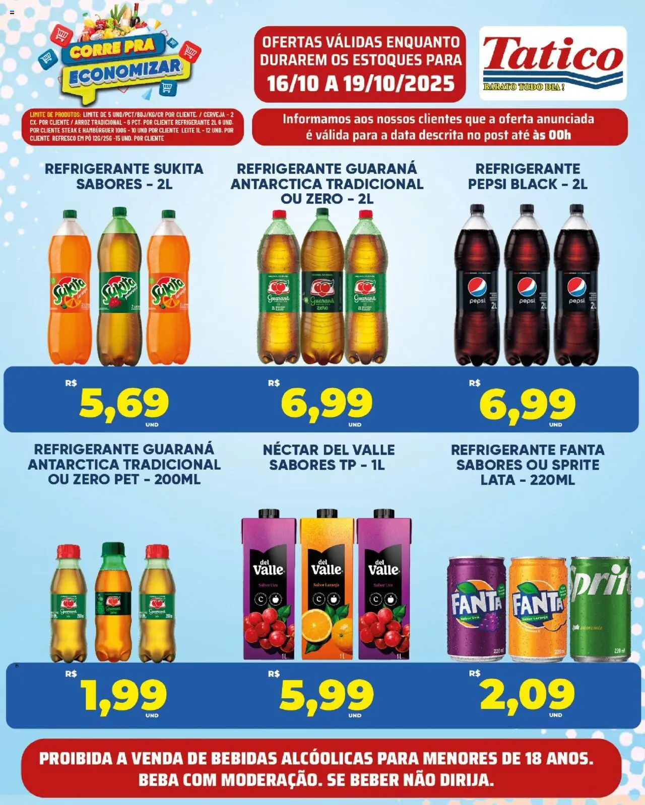 Tatico Folheto - válido de 18.10.2025 | Página: 42 | Produtos: Pó, Refresco, Fanta, Cerveja