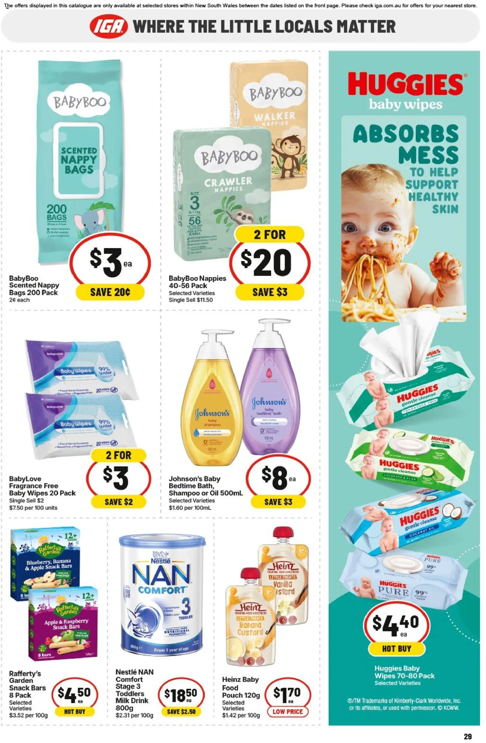 IGA catalogue - valid from 22.04.2026 | Page: 28 | Products: Chicken, Meat, Chips, Pies