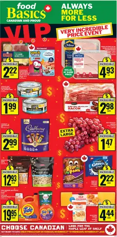 Preview of Food Basics weekly flyer / circulaire from shop Food Basics valid from 13.11.2025