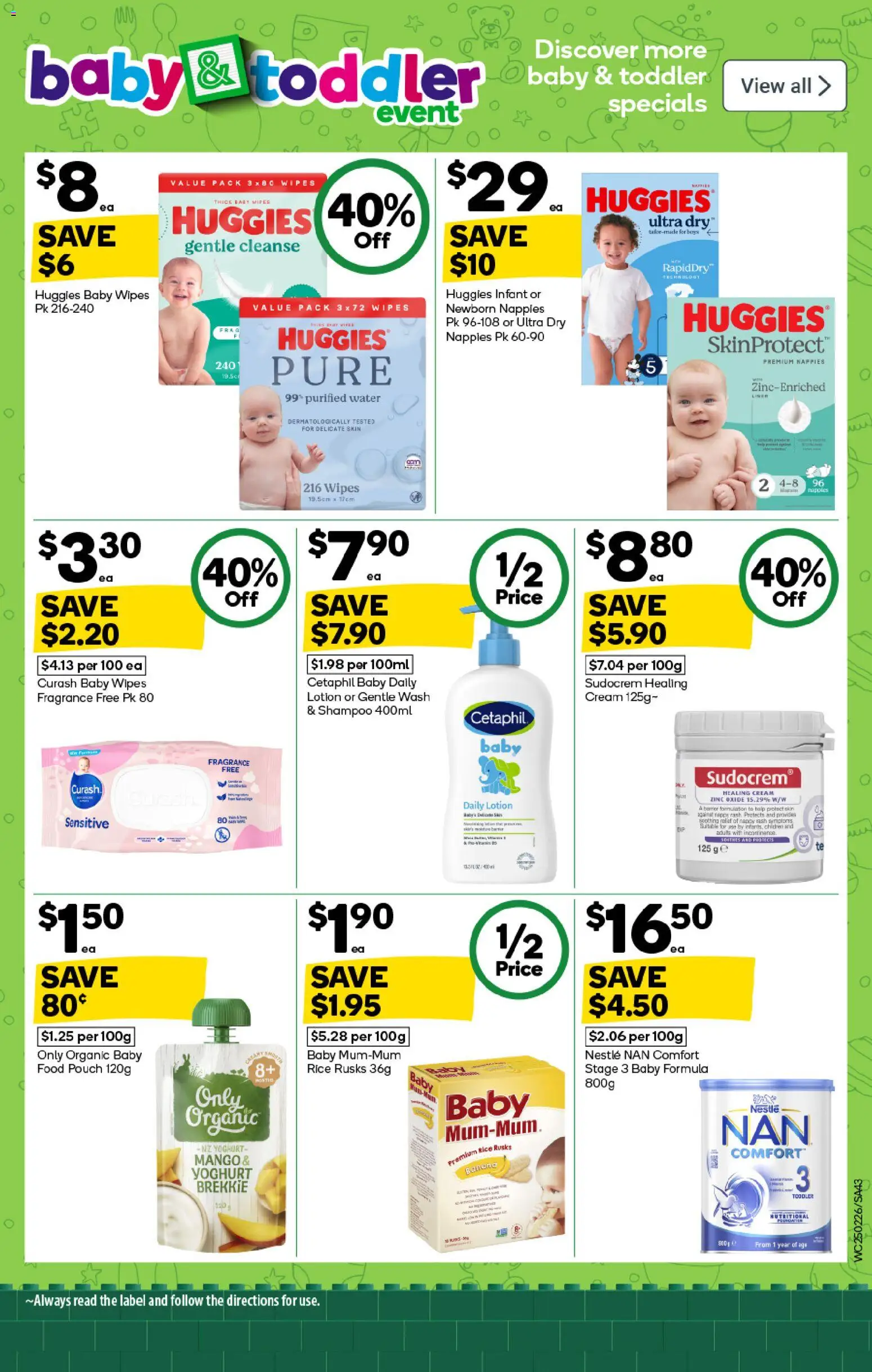 Woolworths catalogue - valid from 25.02.2026 | Page: 43 | Products: Fragrance, Shampoo, Rice, Nappies