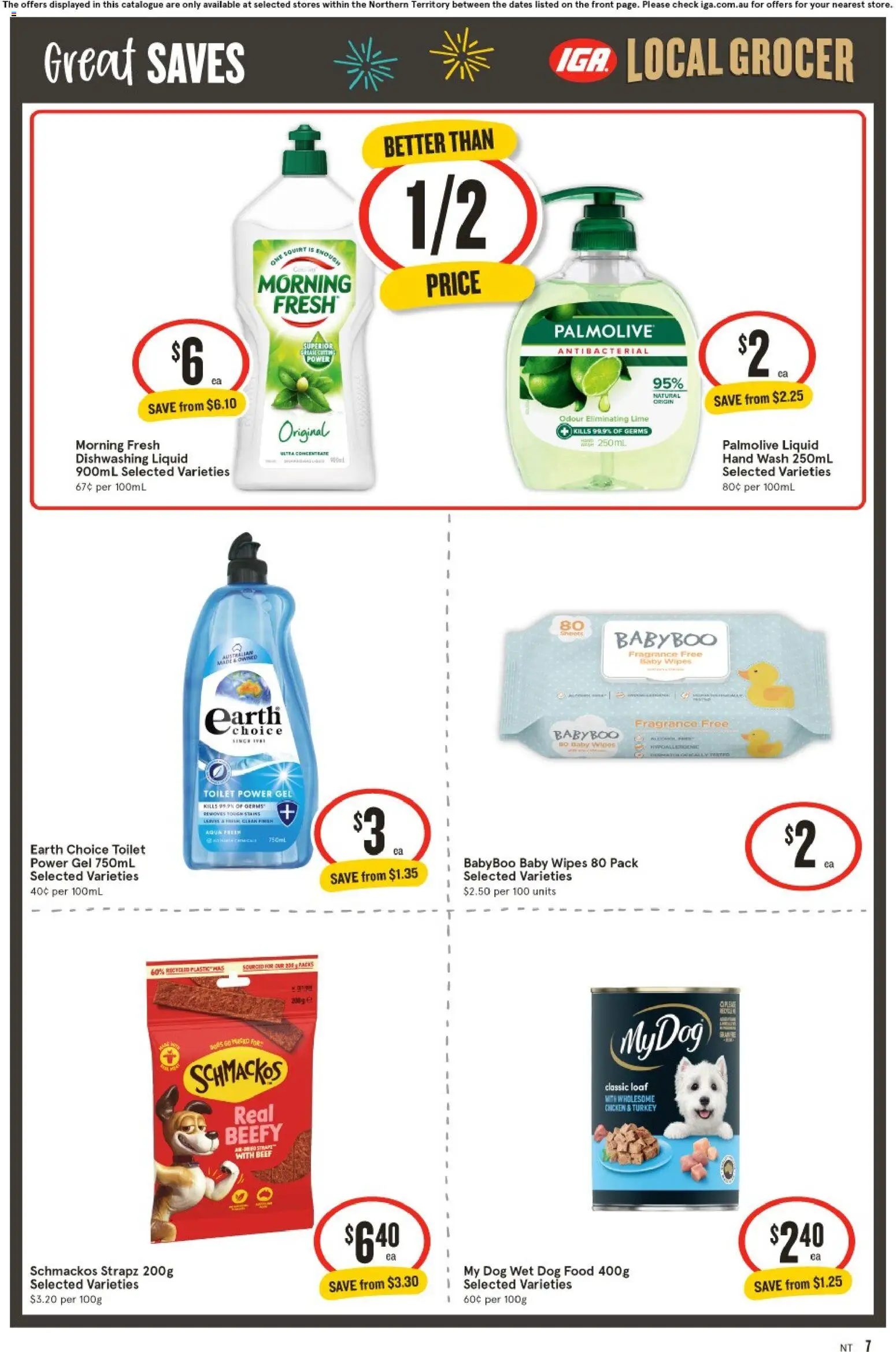 IGA catalogue - valid from 31.12.2025 | Page: 7 | Products: Milk, Water, Peach, Moccona