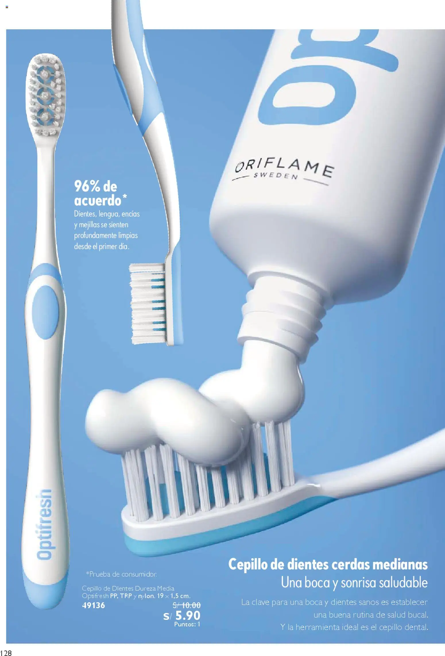 Catálogo Oriflame válido desde 28.03.2026 | Página: 128 | Productos: Cepillo de dientes