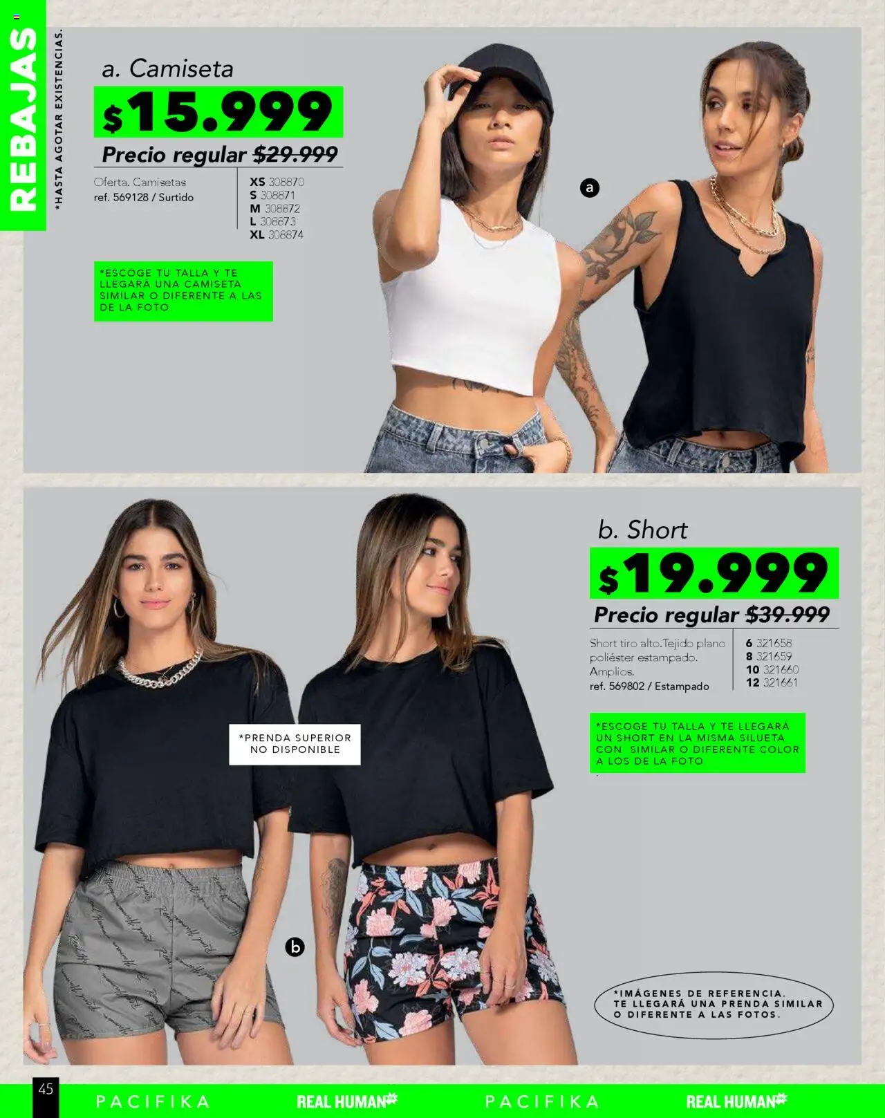Pacifika revista - valida desde el 16.06.2025 | Página: 224 | Productos: Té, Short, Camiseta