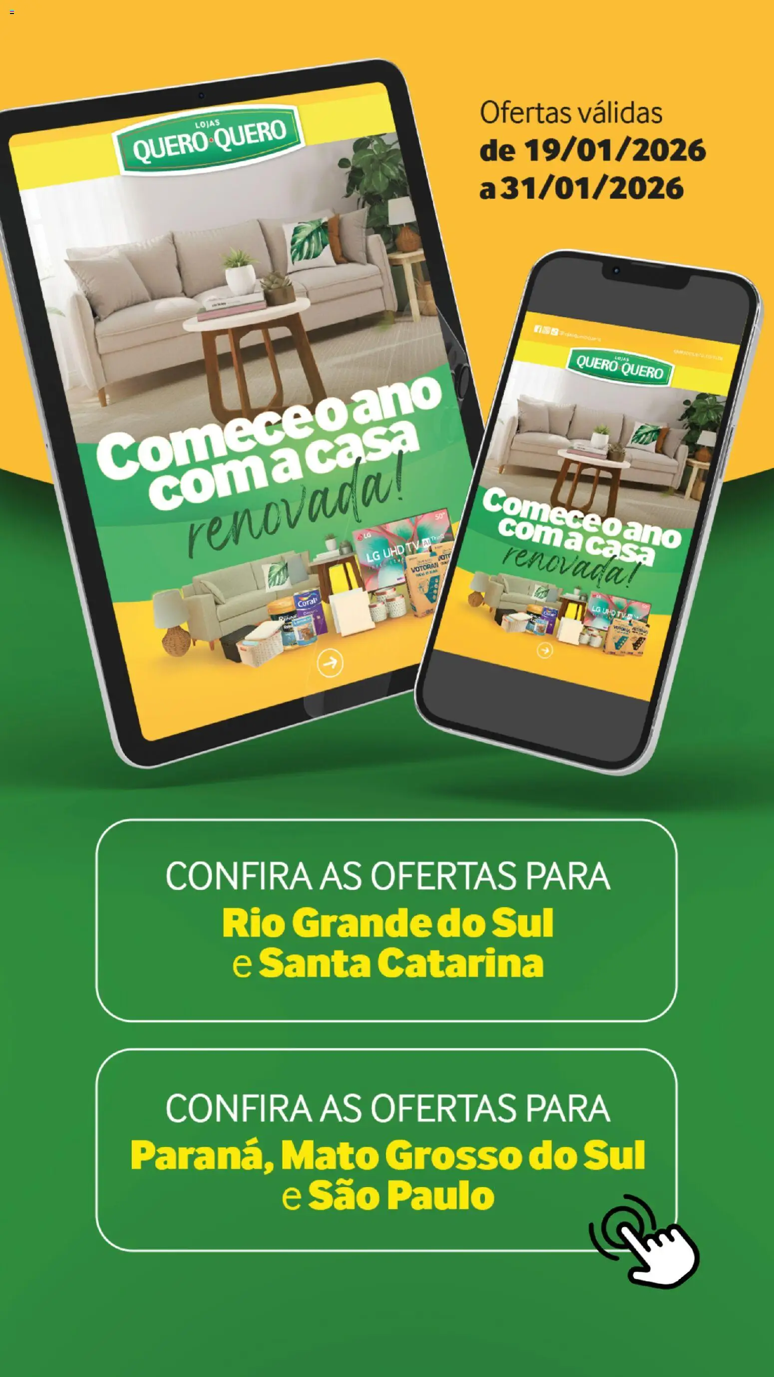 Lojas Quero-Quero Folheto - válido de 19.01.2026 | Página: 1